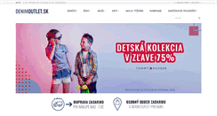 Desktop Screenshot of denim-outlet.sk
